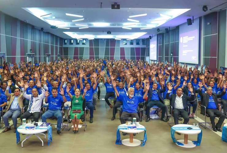 MOP PARTISIPA IHA ENSERAMENTU KONSULTASAUN PÚBLIKA HO AUTORIDADE LOKAL SIRA KONABA POLITIKA NO PLANU ASAUN EKONOMIA AZUL 2025-2035